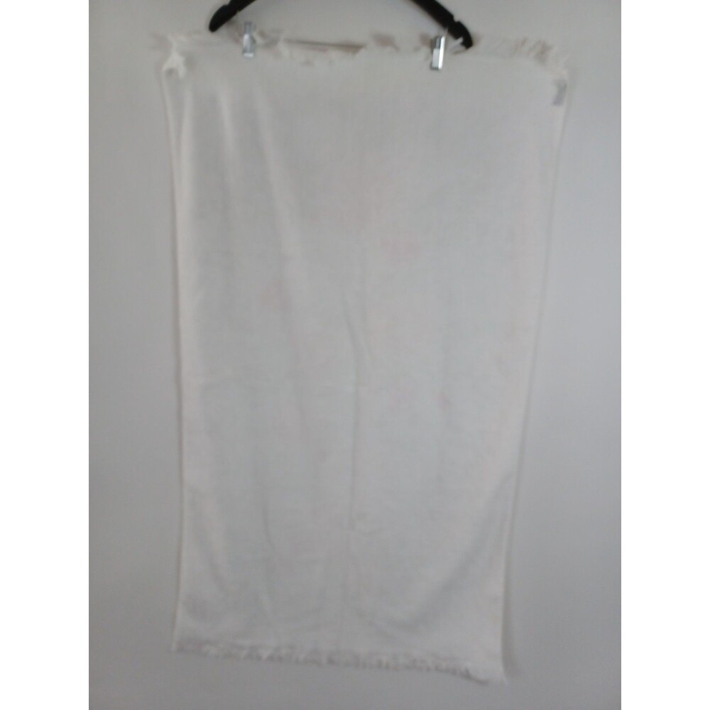 Vtg Fieldcrest Bath Towel Fringe 100% Cotton Royal Velvet 27x48” Floral Cottage - Picture 5 of 6